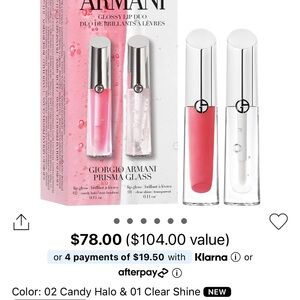 Giorgio Armani Prisma Glass Lip Duo